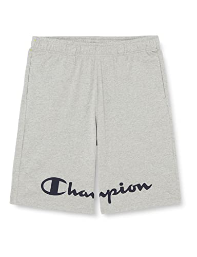 Champion Herren Legacy Authentic Pants Pro Jersey Split Logo Bermuda Badehose, Grigio Melange Chiaro, M von Champion