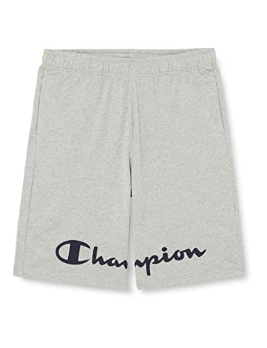 Champion Herren Legacy Authentic Pants Pro Jersey Split Logo Bermuda Badehose, Grigio Melange Chiaro, M von Champion