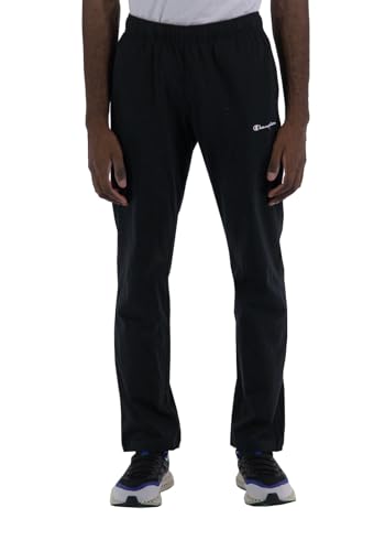 Champion Herren Legacy Authentic Pants Script Logo Pro-Jersey Straight Hem Trainingshose, Nero, L von Champion