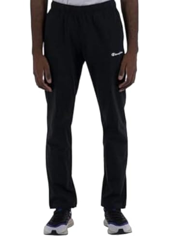 Champion Herren Legacy Authentic Pants Script Logo Pro-Jersey Straight Hem Trainingshose, Schwarz, XL Champion Herren Legacy Authentic Pants Script Logo Pro-Jersey Straight Hem Trainingshose, Schwarz, XL von Champion