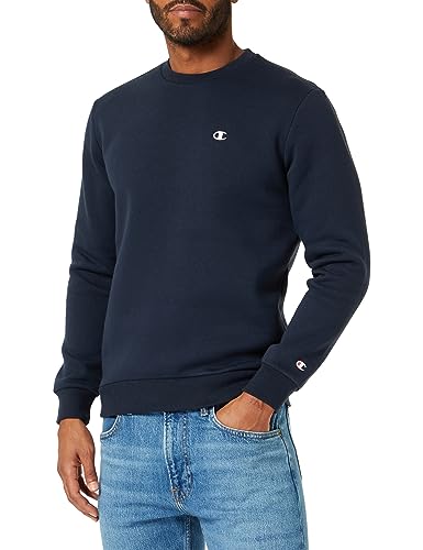 Champion Herren Legacy Basics-Powerblend Fleece Crewneck Sweatshirt, Blu Marino, XS von Champion