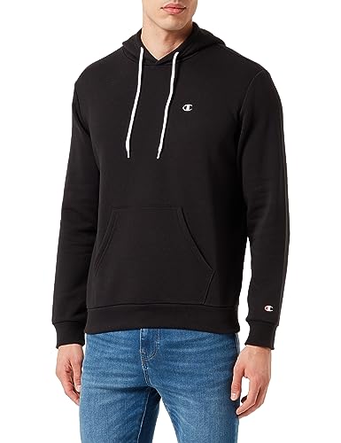 Champion Herren Legacy Basics-Powerblend Fleece Kapuzenpullover, Nero, L von Champion