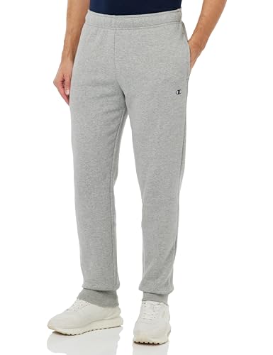 Champion Herren Legacy Basics-Powerblend Fleece Rib Cuff Trainingshose, Hellgrau Meliert, M von Champion