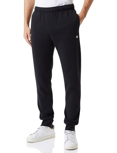 Champion Herren Legacy Basics-Powerblend Fleece Rib Cuff Trainingshose, Schwarz, L von Champion