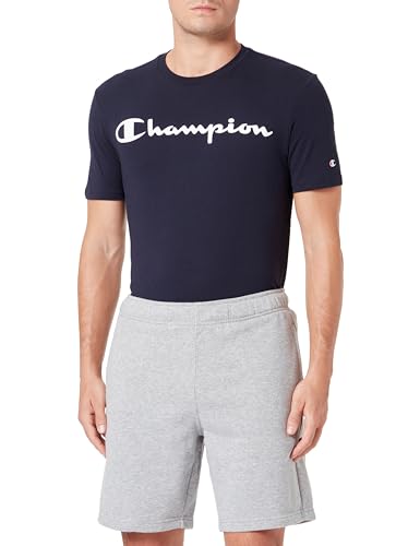 Champion Herren Legacy Basics-Powerblend Terry Bermuda Shorts, Helles Heather Grey, L von Champion