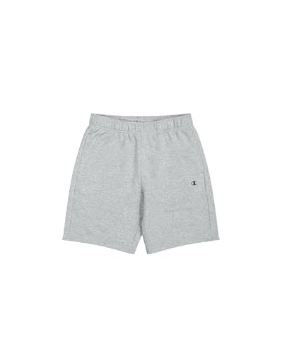 Champion Herren Legacy Basics-Powerblend Terry Bermuda Shorts, Helles Heather Grey, M von Champion