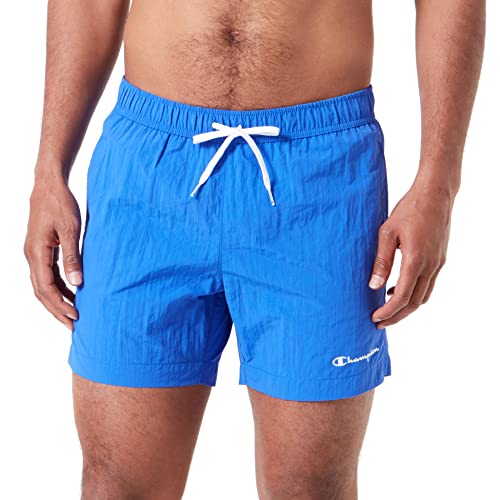 Champion Herren Legacy Beachshorts Ac Small Logo Badehose, Kobaltblau, Medium von Champion