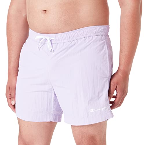 Champion Herren Legacy Beachshorts Ac Small Logo Badehose, Lavendel, Medium von Champion