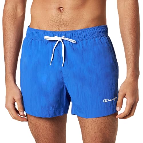 Champion Herren Legacy Beachshorts Ac Small Logo Short Badehose, Kobaltblau, Medium von Champion