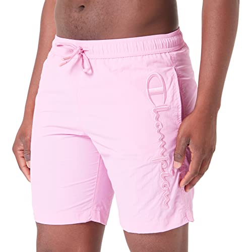 Champion Herren Legacy Beachshorts Ac Tonal Logo Badehose, Rosa Lila, L von Champion