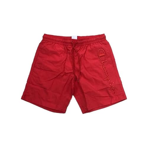 Champion Herren Legacy Beachshorts Ac Tonal Logo Badehose, Scarlet Red, Small von Champion