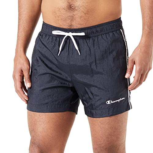 Champion Herren Legacy Beachshorts American Tape Badehose, Schwarz, X-Large von Champion