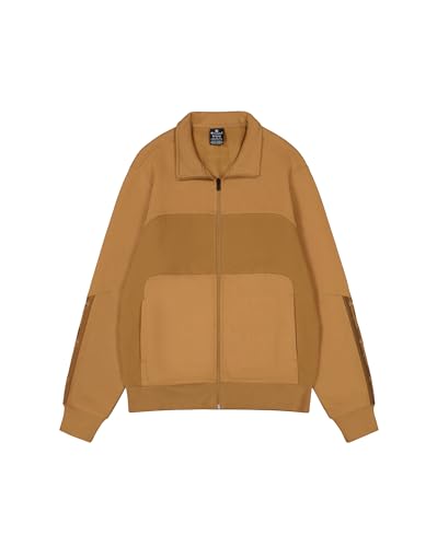 Champion Herren Legacy C-tech (220393) -Soft Compact Poly Fleece Full-Zip High-Neck Sweatshirt, Braun (MS034), XL von Champion