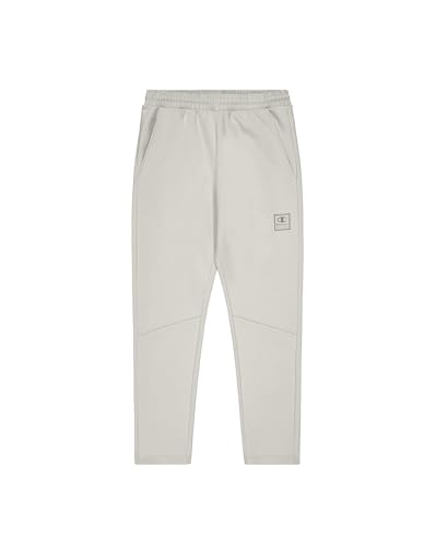 Champion Herren Legacy C-tech (220397) -Tcv Stretch Poly-Cotton Interlock Straight Hem Trainingshose, Weiß (ES057), S von Champion