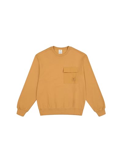 Champion Herren Legacy C-tech (220406) -Soft Compact Poly Fleece Pocket Crewneck Sweatshirt, Braun (MS034), XS von Champion