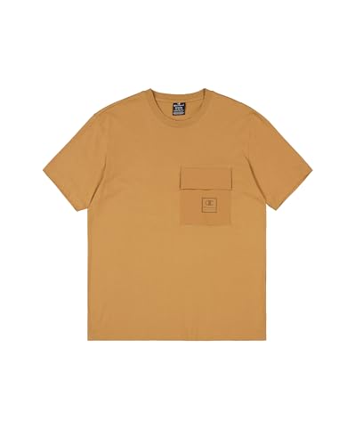 Champion Herren Legacy C-tech (220407) -Pocket Ss Crewneck T-Shirt, Braun (MS034), XXL von Champion