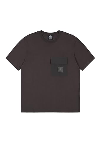 Champion Herren Legacy C-tech (220407) -Pocket Ss Crewneck T-Shirt, Schwarz (ES503), M von Champion