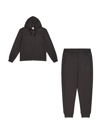 Champion Herren Legacy C-tech (220410) -Tcv Stretch Poly-Cotton Interlock Hooded Sportanzug, Schwarz (ES503), XS von Champion