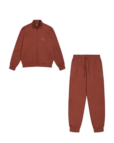 Champion Herren Legacy C-tech (220411) -Soft Compact Powerblend Fleece High-Neck Sportanzug, Braun (MS524), M von Champion