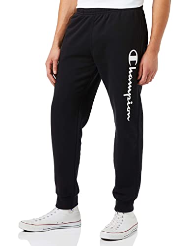 Champion Herren Legacy Classic Logo Jogginghosen, Schwarz, L Slim EU von Champion