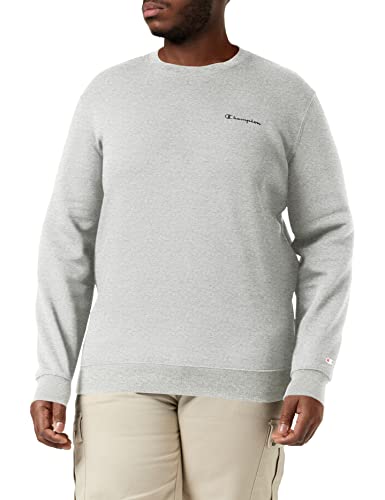 Champion Herren Legacy Classic Small Logo Crewneck Pullover, Helles Heather Grey, S von Champion