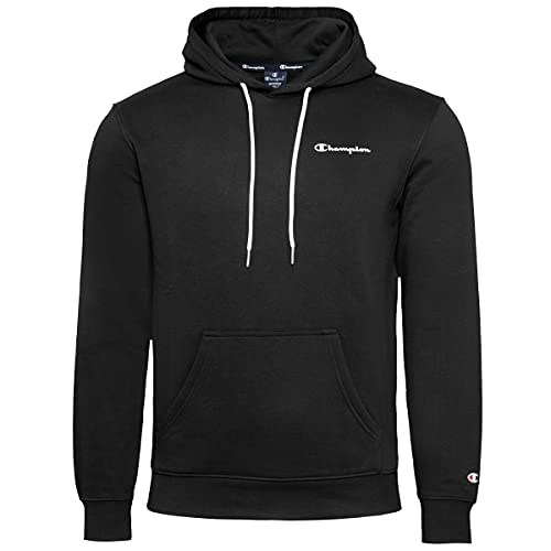 Champion Herren Legacy Classic Small Logo Kapuzenpullover, Schwarz, S Champion Herren Legacy Classic Small Logo Kapuzenpullover, Schwarz, S von Champion