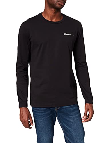 Champion Herren Legacy Classic Small Logo Langarmshirt, Schwarz, XS von Champion