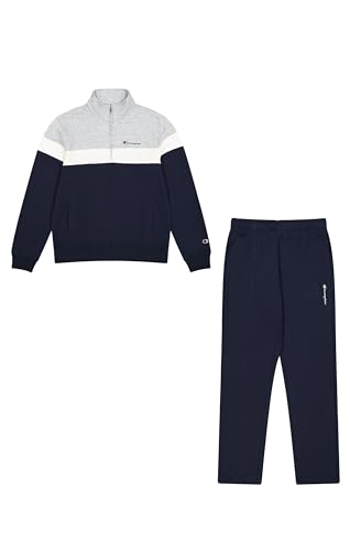 Champion Herren Legacy-Full Zip Sweatsuit with Small Logo Trainingsanzug, Blau (Bs517), XL von Champion