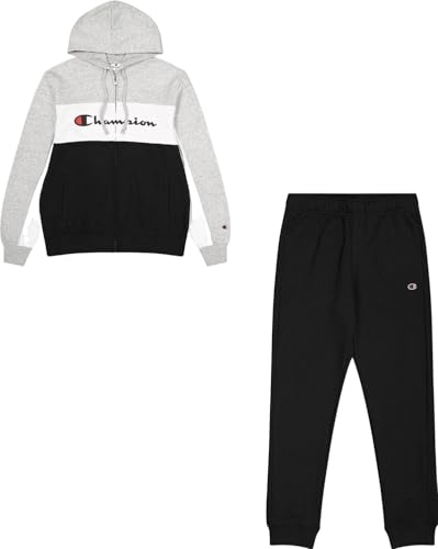 Champion Herren Legacy-Full Zip with Large Logo Sweatsuit, Grau (EM021), M von Champion