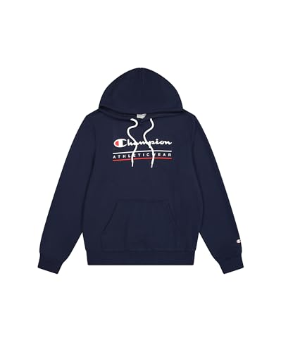 Champion Herren Legacy-Graphic Hoodie Kapuzenpullover, Blau (Bs501), XXL von Champion