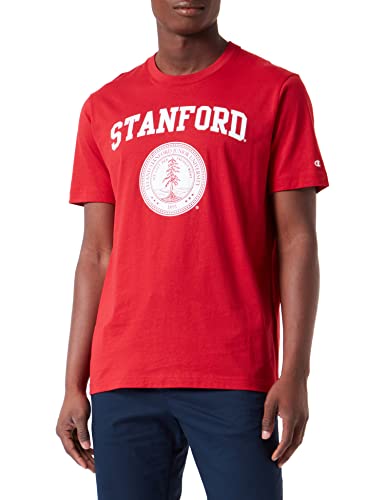 Champion Herren Legacy Graphic S/S T-Shirt, Rot (College), XL von Champion