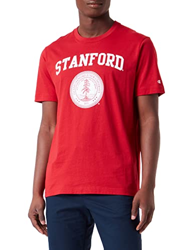 Champion Herren Legacy Graphic S/S T-Shirt, Rot (College), XXL von Champion