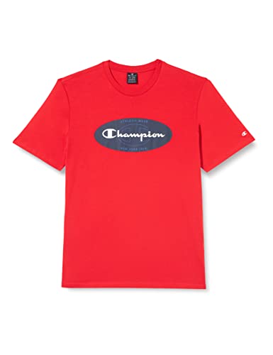 Champion Herren Legacy Graphic Shop Authentic Oval Logo S/S T-Shirt, rot, Medium von Champion