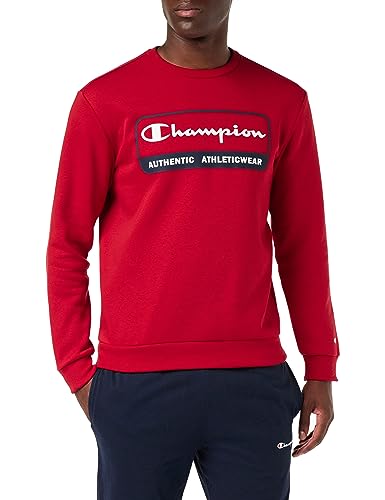 Champion Herren Legacy Graphic Shop Authentic-Powerblend Fleece Crewneck Sweatshirt, Rosso Scuro, M von Champion