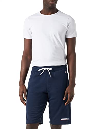 Champion Herren Legacy Graphic Shop Authentic Powerblend Terry Bermuda Badehose, Blu Marino, XS von Champion