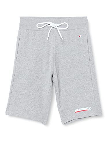 Champion Herren Legacy Graphic Shop Authentic Powerblend Terry Bermuda Badehose, Grigio Melange Chiaro, M von Champion