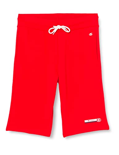 Champion Herren Legacy Graphic Shop Authentic Powerblend Terry Bermuda Badehose, Rosso, XL von Champion