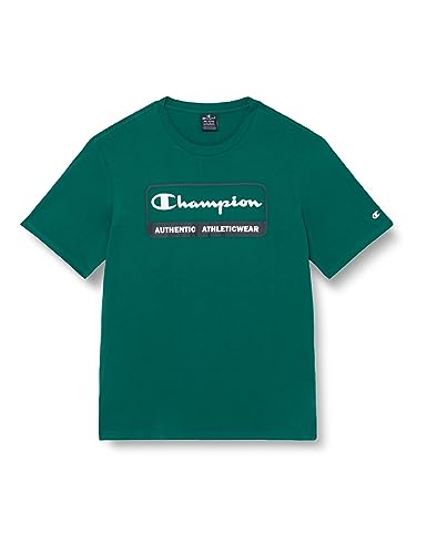 Champion Herren Legacy Graphic Shop Authentic-S-s Crewneck T-Shirt, dunkelgrün, Small von Champion