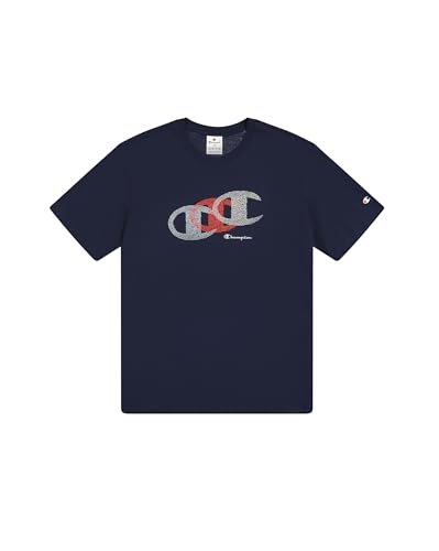Champion Herren Legacy-Graphic T-Shirt, Blau (Bs501), M von Champion