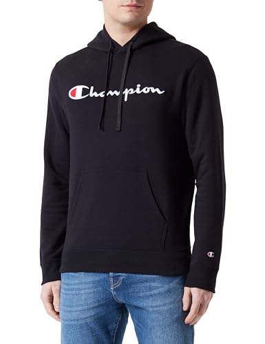 Champion Herren Legacy Icons-Heavy Spring Terry Kapuzenpullover, Schwarz, XXL von Champion