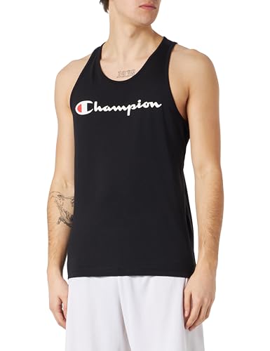 Champion Herren Legacy Icons-S/L Tank Tanktop, Schwarz, Small von Champion