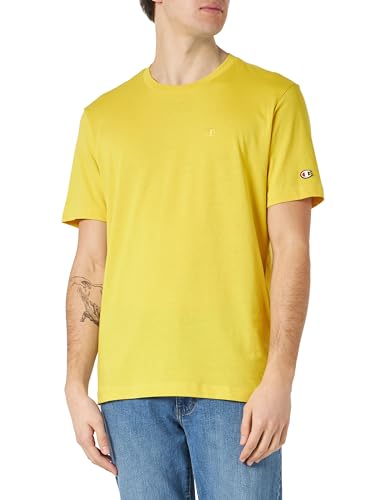 Champion Herren Crewneck T-Shirt, Senfgelb, Medium von Champion