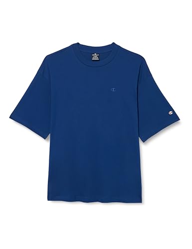 Champion Herren Legacy Icons Tonal C-Logo T-Shape S/S Crewneck T-Shirt, dunkelblau, Large von Champion
