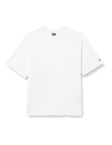 Champion Herren Legacy Icons Tonal C-Logo T-Shape S/S Crewneck T-Shirt, weiß, XXL von Champion