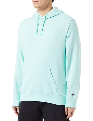 Champion Herren Legacy Icons Tonal Heavy Spring Terry C-Logo Kapuzenpullover, Pastellblau, L von Champion