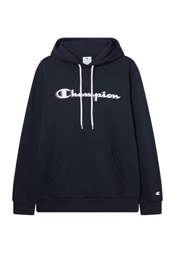 Champion Herren Legacy Man-Big Logo Hoodie Kapuzenpullover, Blau (Bs501), XXL von Champion