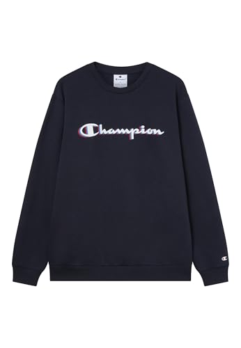 Champion Herren Legacy Man-Big Logo Sweatshirt, Blau (Bs501), XL von Champion