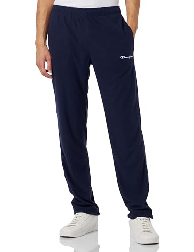 Champion Herren Legacy Micro Polar Fleece-Gerader Saum Trainingshose, Blu Marittimo, 31-35 von Champion