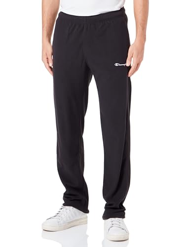 Champion Herren Legacy Micro Polar Fleece-Straight Hem Trainingshose, Nero, L von Champion