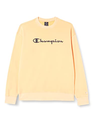 Champion Herren Legacy Old School Logo Crewneck Sweatshirt, Orange, XXL von Champion